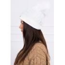 Balta moteriška kepurė